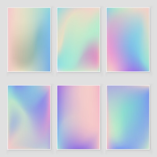 Bright colors gradient abstract soft background vector image