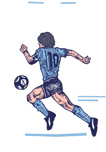 El diego vector image