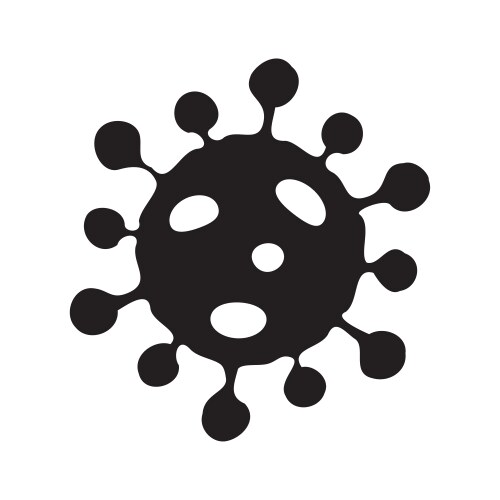 Corona virus symbol vector image