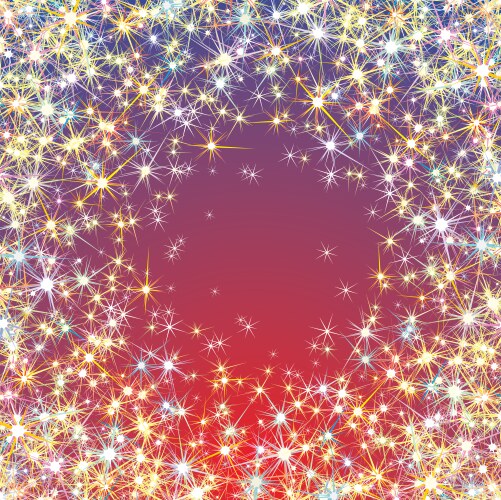 Abstract starry background vector image