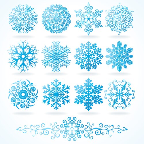 Christmas icons vector image