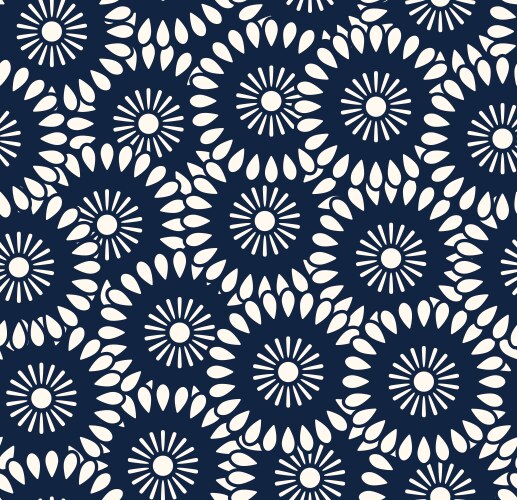 Seamless pattern in bali batik style vector image