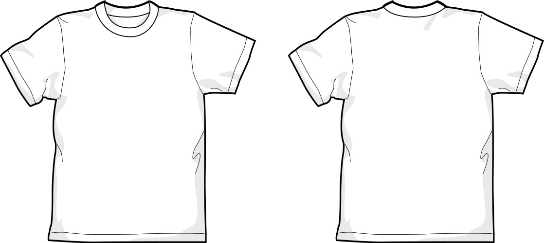 T shirt vector image