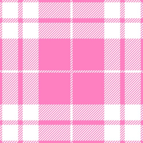 Pink girlie tartan plaid seamless pattern vector image