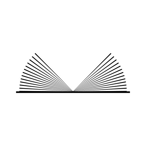 Book logo vector image