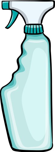 Spray bottle vector image