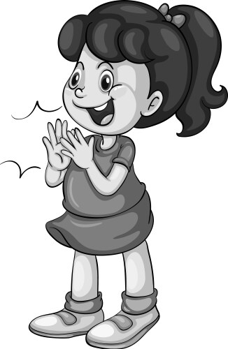 Clapping vector image