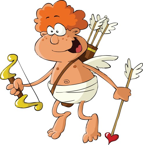 Cupid vector image