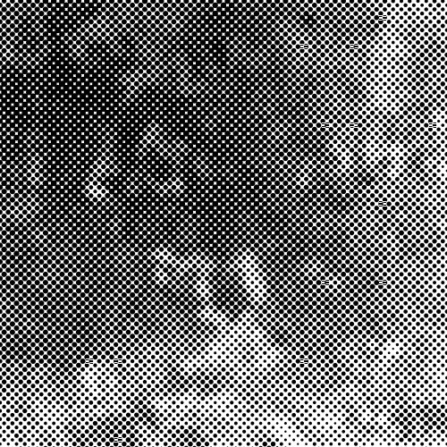 Halftone overlay texture vector image