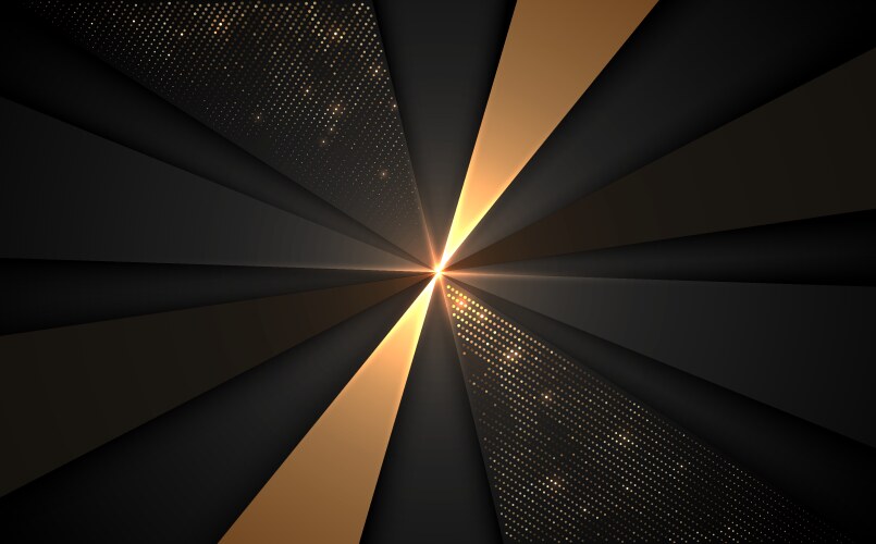 abstract black and gold luxury background vector image