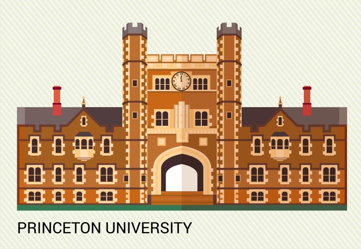 Princeton university vector image