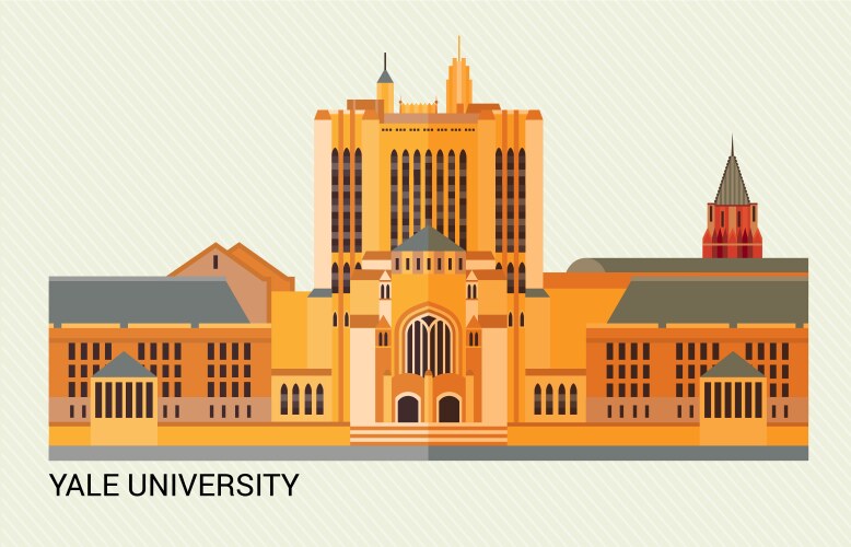 Yale university vector image