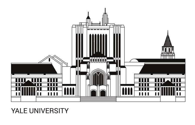 Yale university vector image