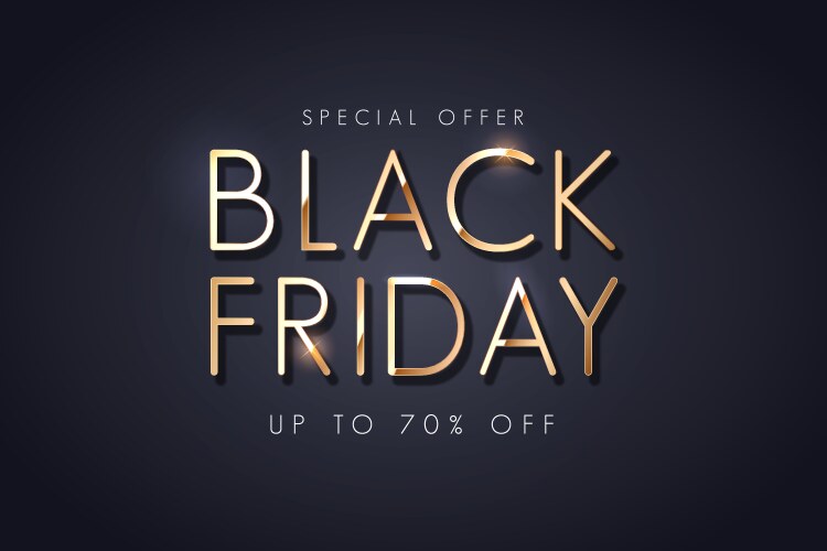 Black friday sale background 2 vector image