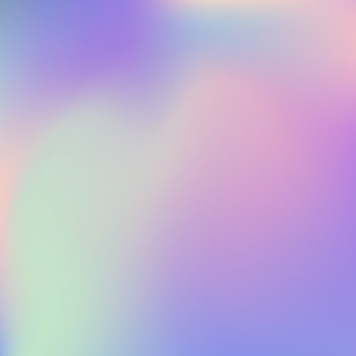 Abstract blurred holographic gradient background vector image