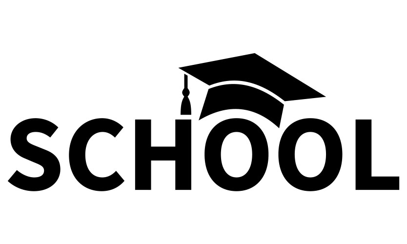 Education logo for university college school vector image