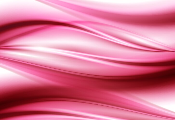 Beautiful pink satin drapery background soft vector image