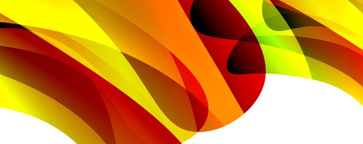 Vibrant wave closeup with colorful tints vector image