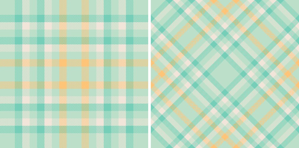 Tartan textile texture of seamless plaid fabric vector image