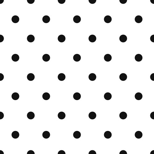 Polka dot background vector image