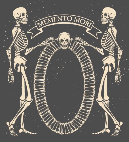 memento mori vector image