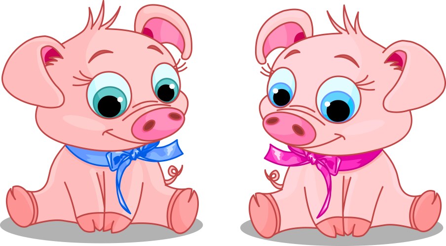 Baby-pigs vector image