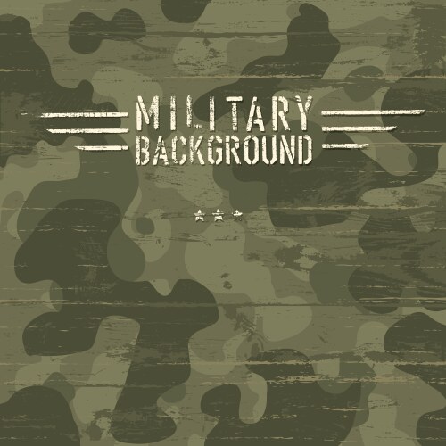 Camouflage military background vector image