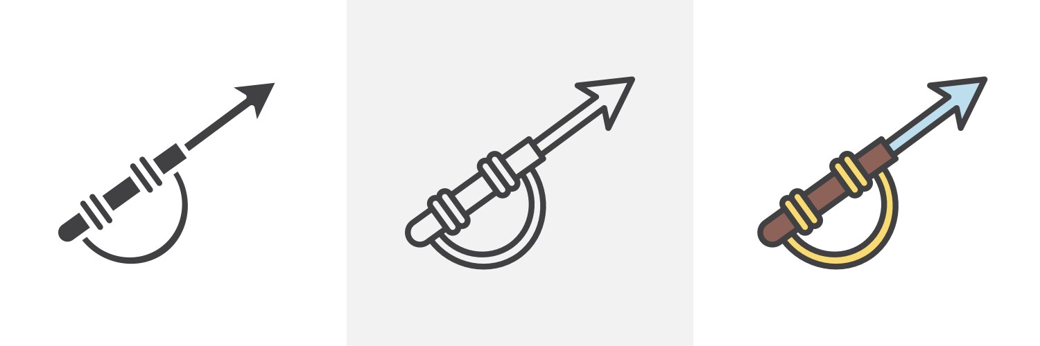 Harpoon icon vector image