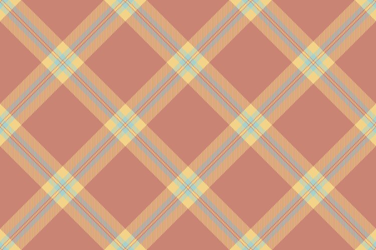 Dining pattern background seamless hunter tartan vector image