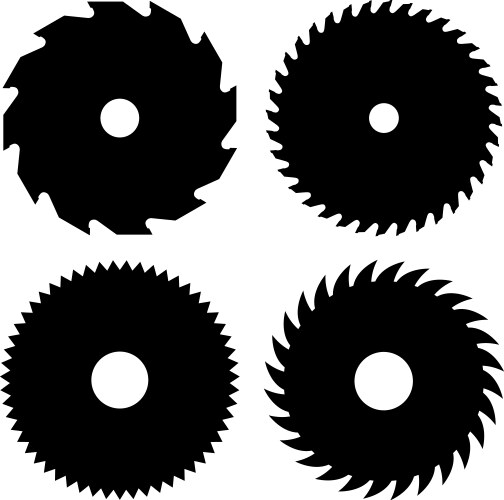 Circular saw vector image