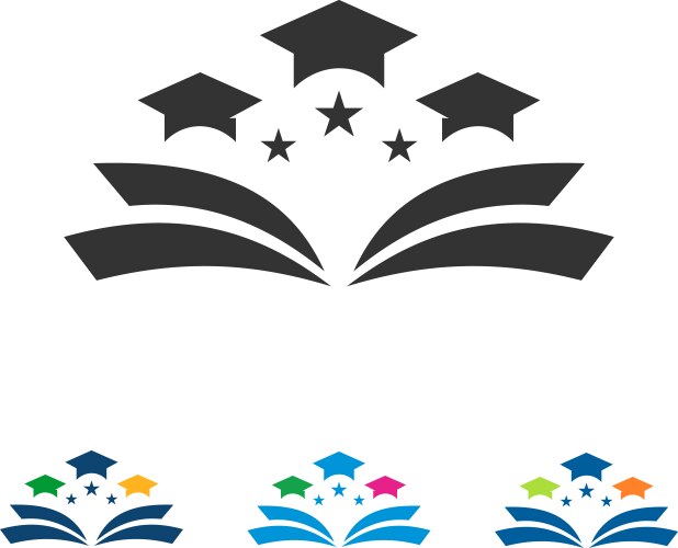 Academic logo icon vector image