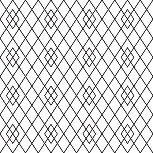 Seamless geometric line pattern vector image