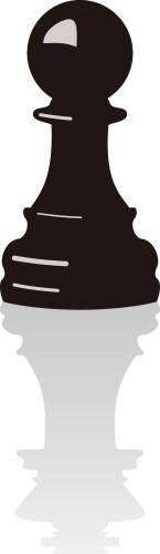 Chess pawn vector image