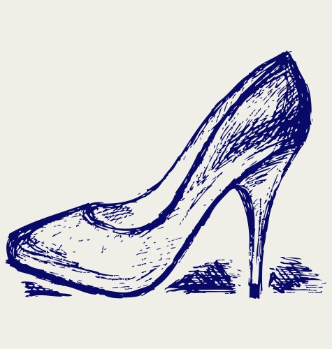 High heels vector image