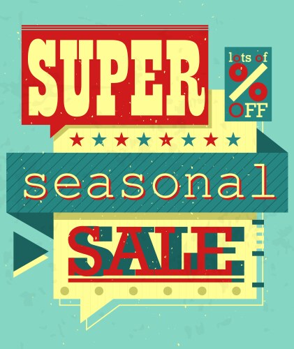 Super sale vector image