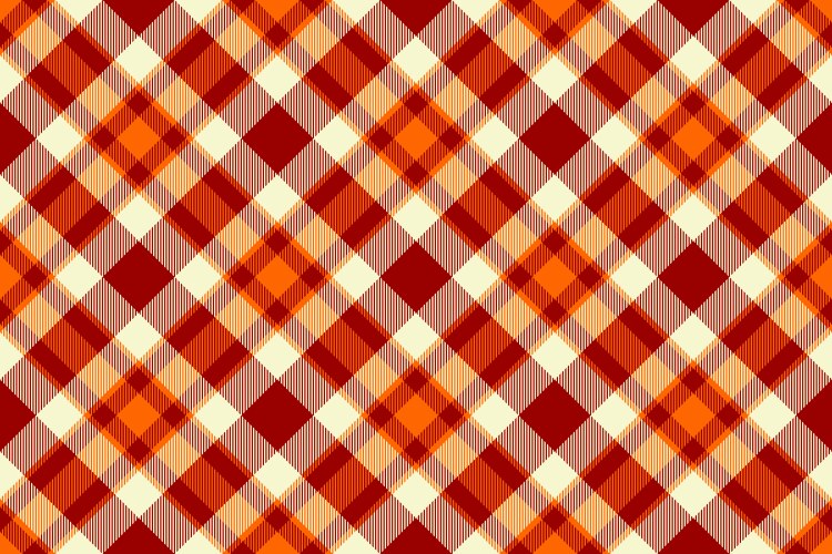 Tartan textile background of fabric check vector image