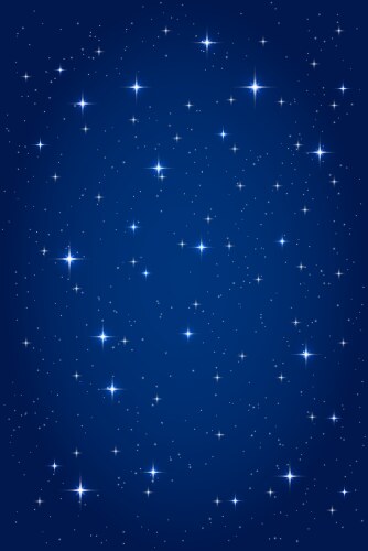 Night starry background vector image