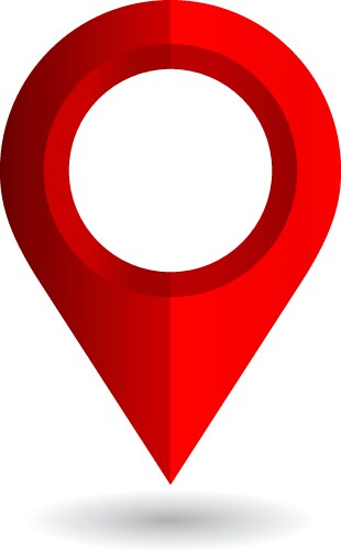 Map pin vector image