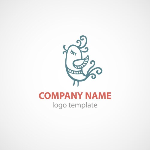 Logo template vector image