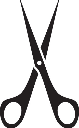 Scissors vector image