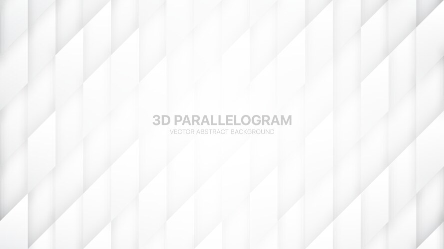 3d parallelogram structure conceptual abstract vector image