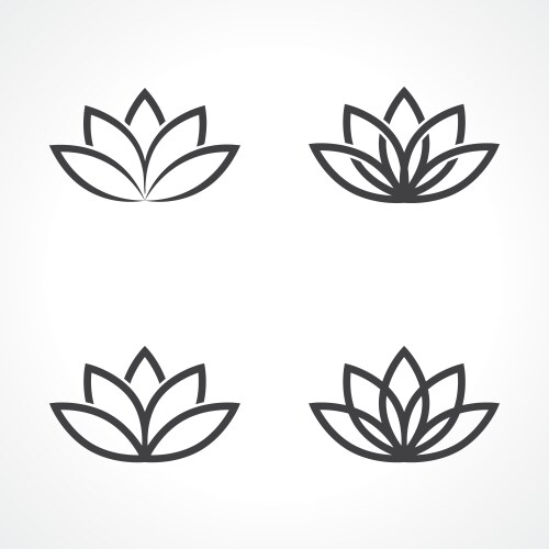 Lotus symbol vector image