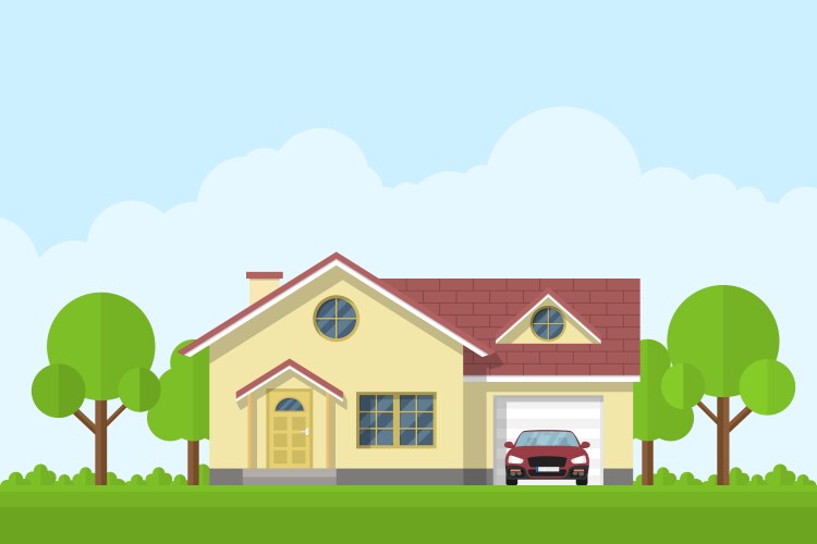 House vector image