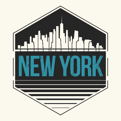 new york city graphic t-shirt design tee print vector image