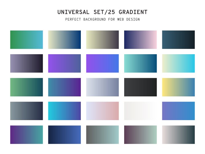 Universal gradient background for design vector image