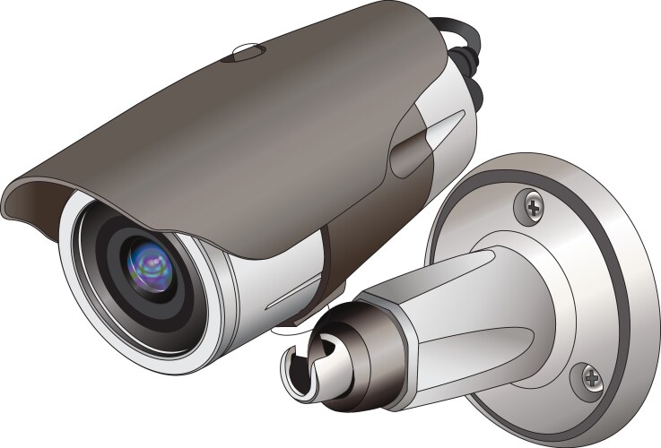 Cctv outdoor vector image