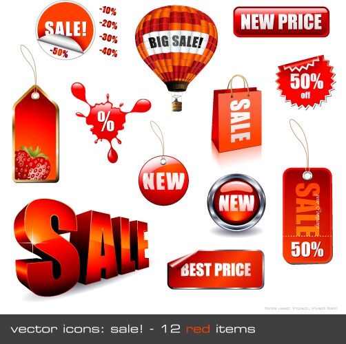 Sale signage vector image