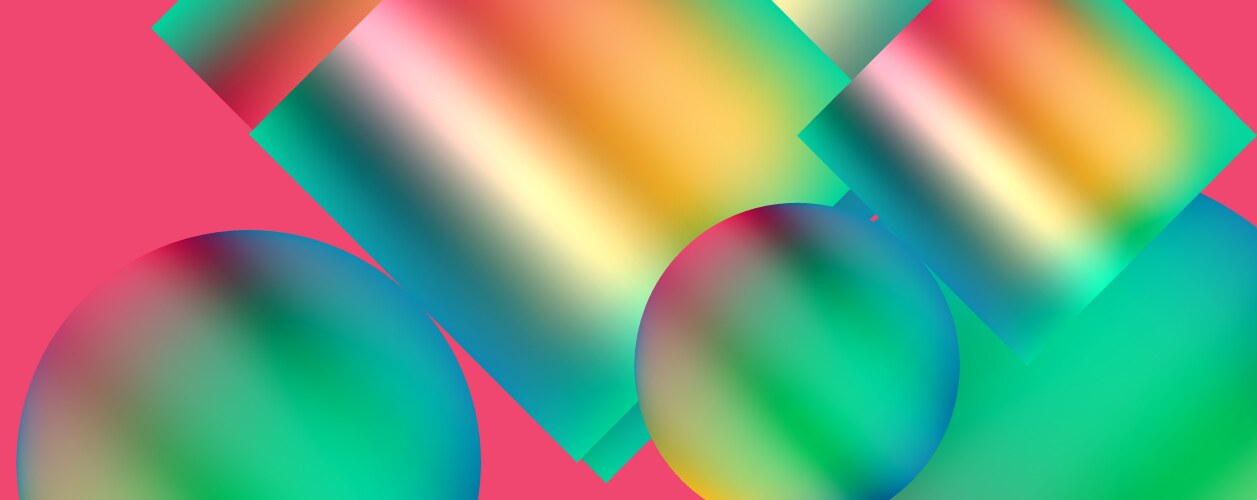 Vibrant artistic closeup of colorful circle vector image