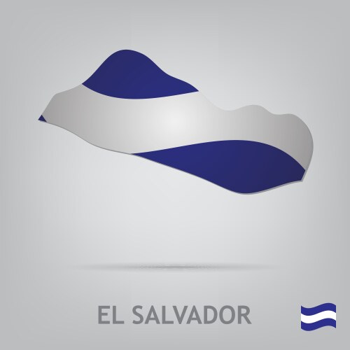 El salvador vector image