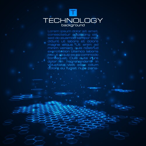 Futuristic digital background with space for text vector image